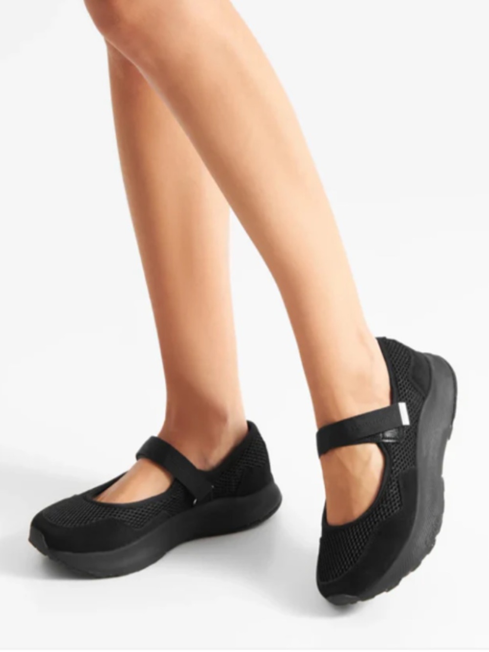 Woden Mary Mesh Sneaker in Black